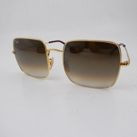 Ray-Ban Unisex RB1971 Square 9147/51 Gold/Brown Gradient Sunglasses 54-19-145 main image 13